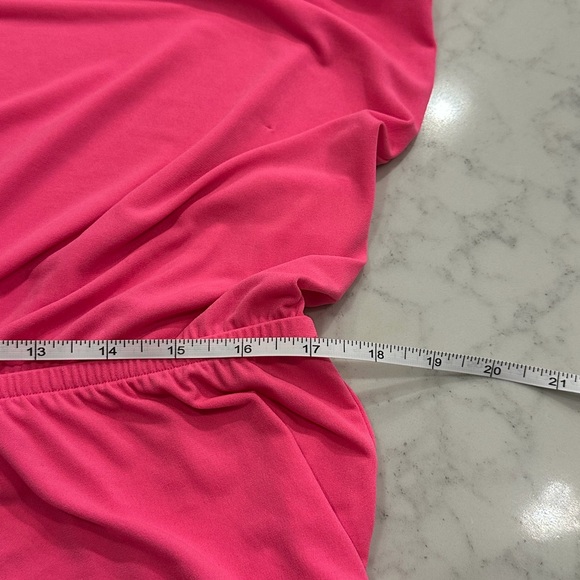 Lilly Pulitzer La Fortuana Off the Shoulder Romper Pink XL - Picture 6 of 8